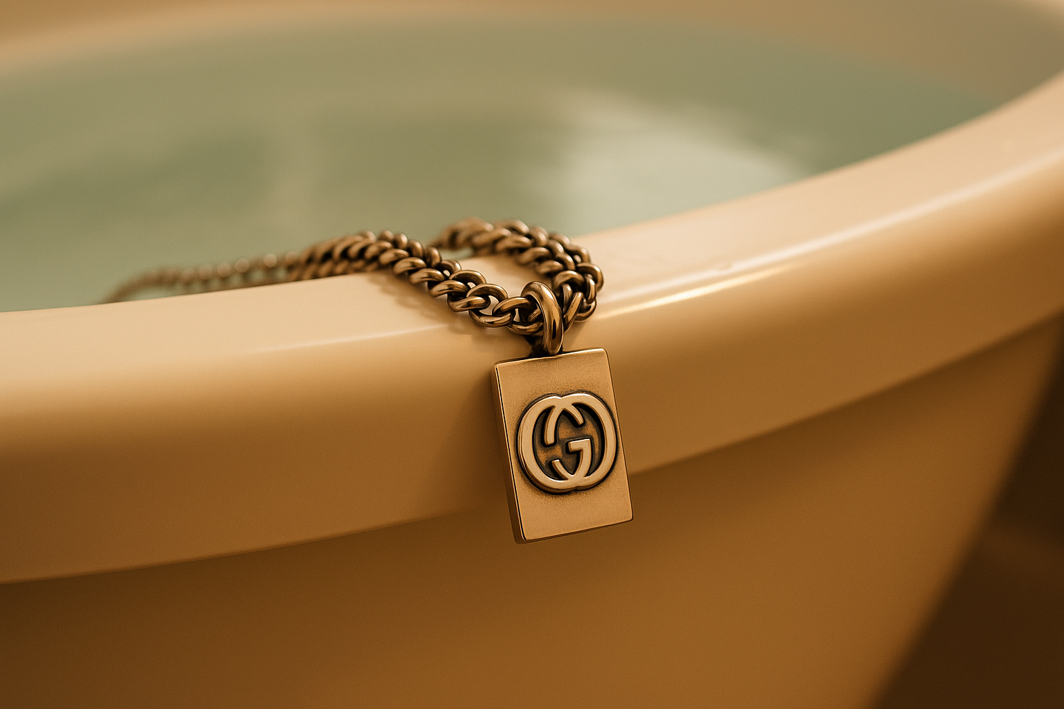 GUCCIのネックレスはお風呂で使用OK？素材と手入れの仕方